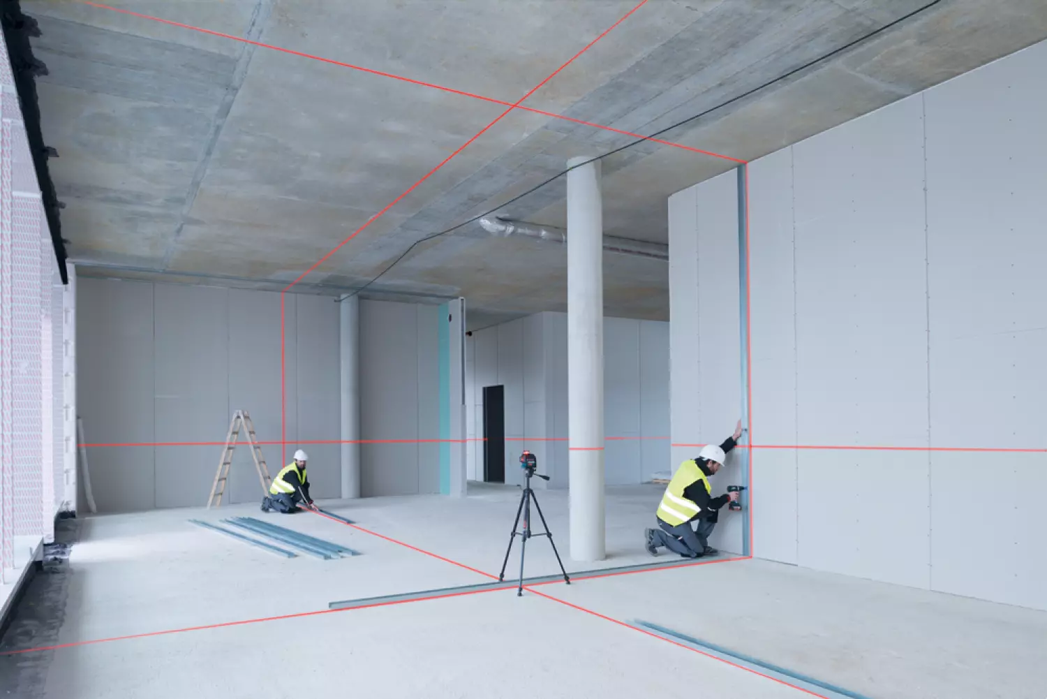 Bosch GLL 3-80 Kruislijnlaser in koffer - 40m