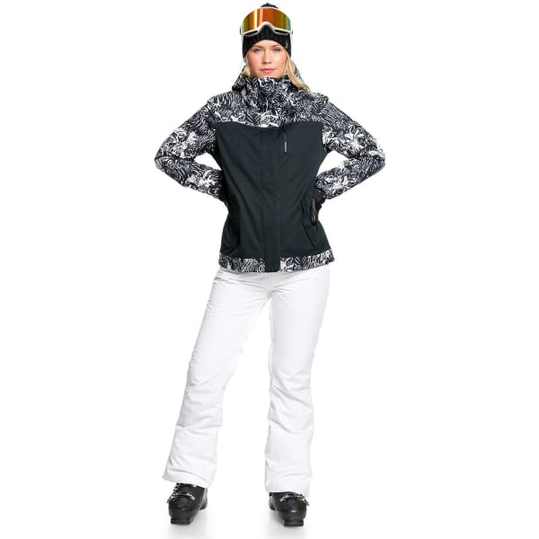 Veste de ski ROXY JETTY BLOCK JK TRUE BLACK TROPICAL DAY
