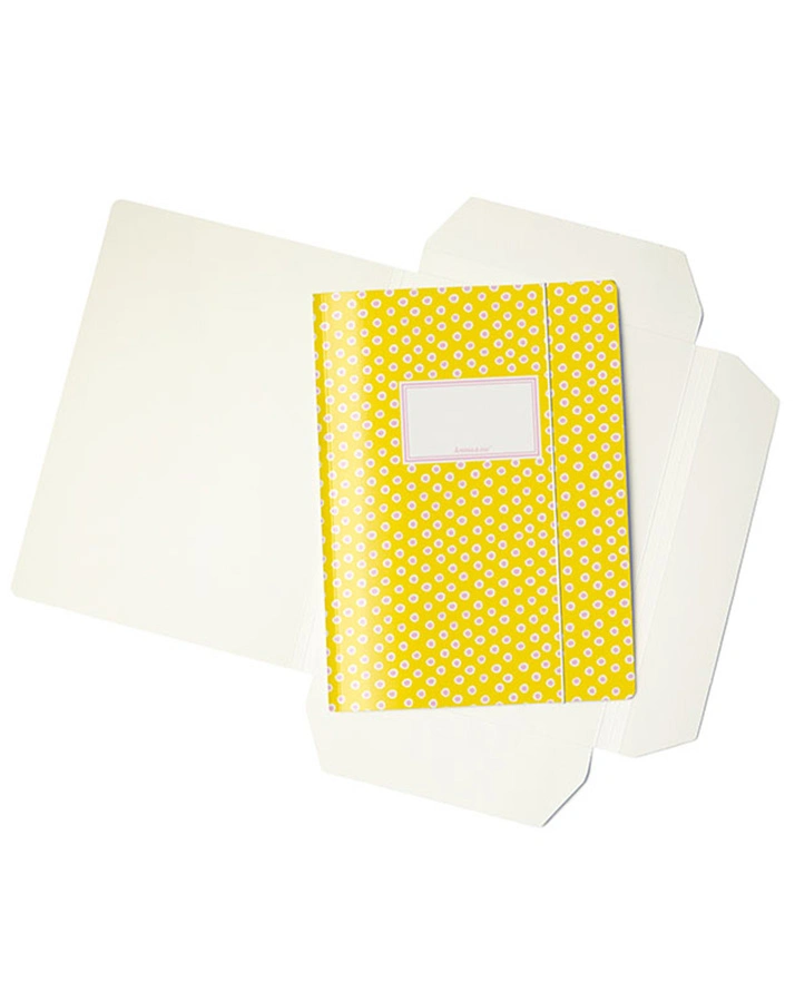 Sammelmappe TUPFER A4 in gelb