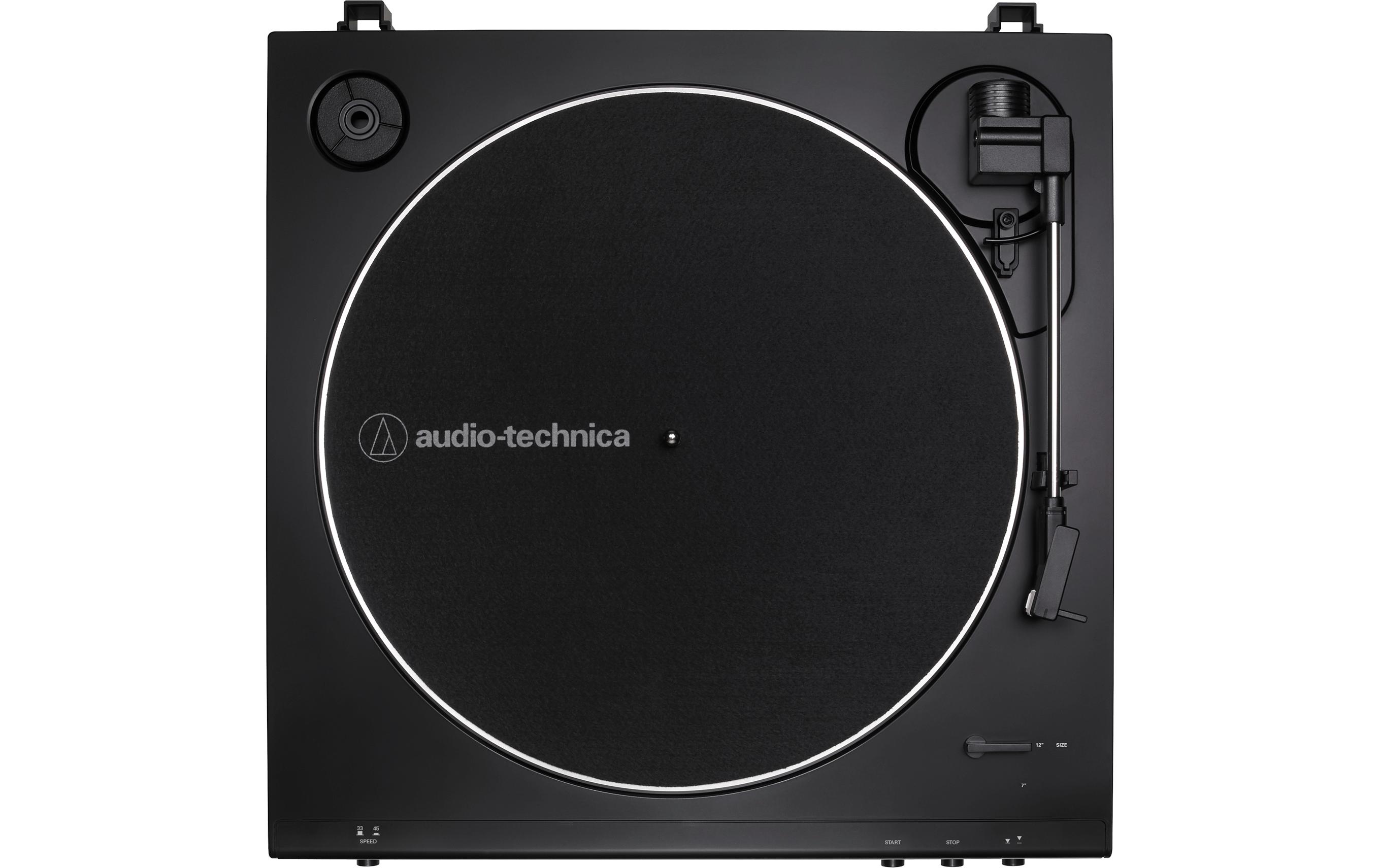 Plattenspieler AT-LP60XUSB Grau/Schwarz<br>Vollautomatischer Stereo-Hi-Fi-Plattenspieler mit Riemenantrieb und Umwandlungsmöglichkeit