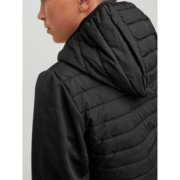 Black Multi Quiltet Overgangsjakke Noos