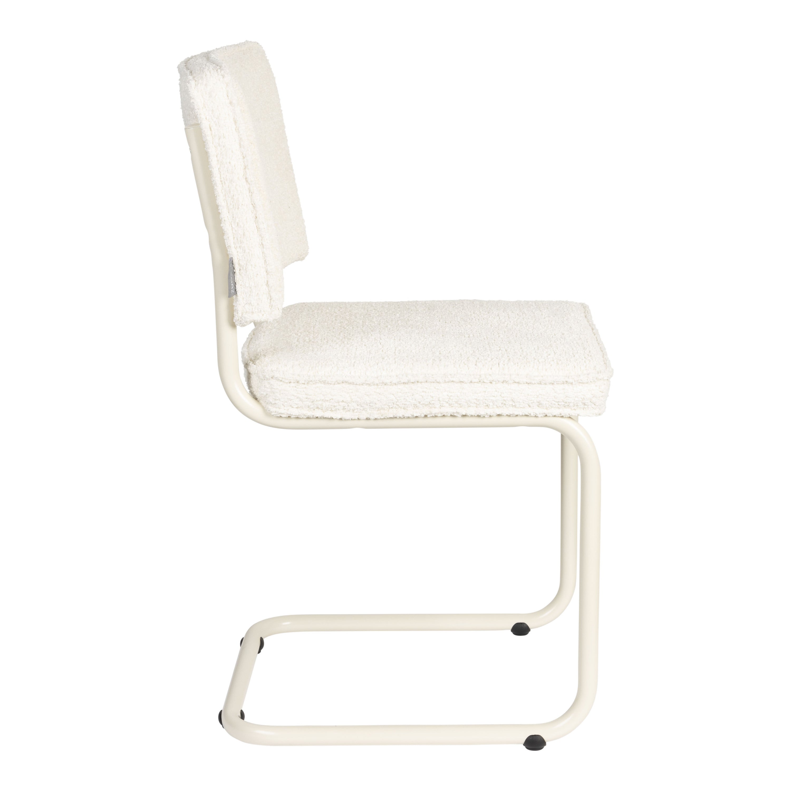 Zuiver Ridge Eetkamerstoel - Bouclé - Off-White
