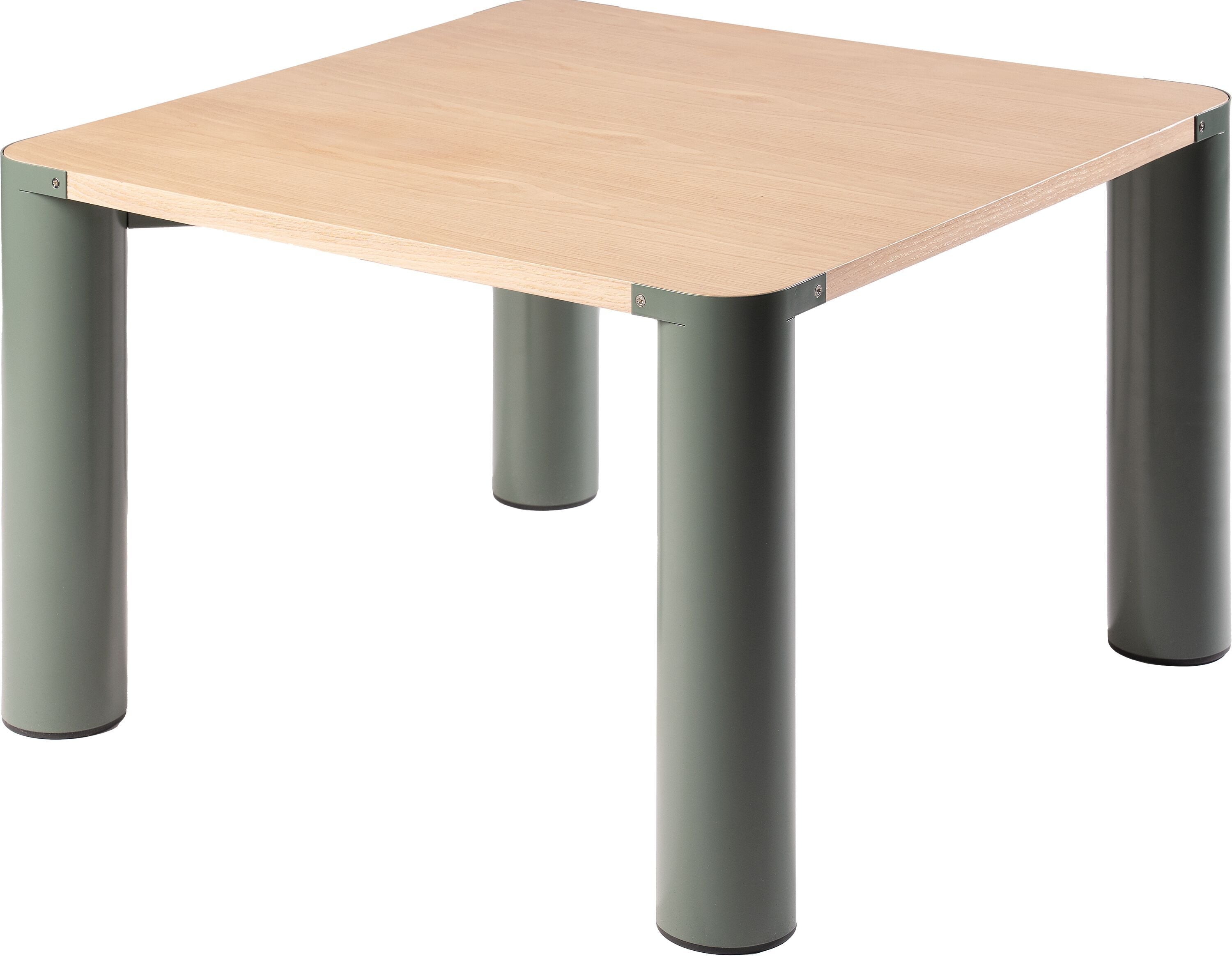 HOMEWORKS Salontisch - Grün / B: 75.0 cm x T: 75.0 cm x H: 45.0 cm