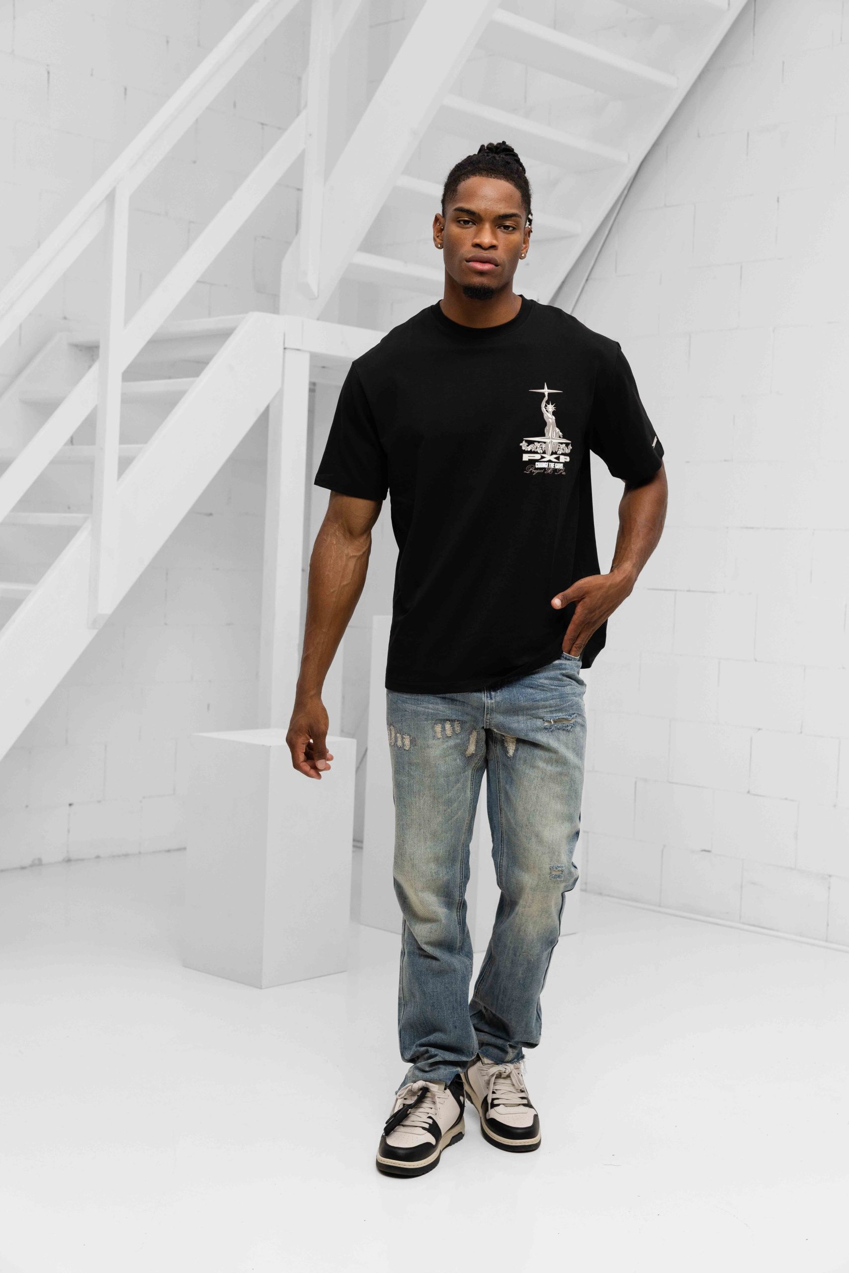 Project X Paris Change The Game T-Shirt Heren Zwart