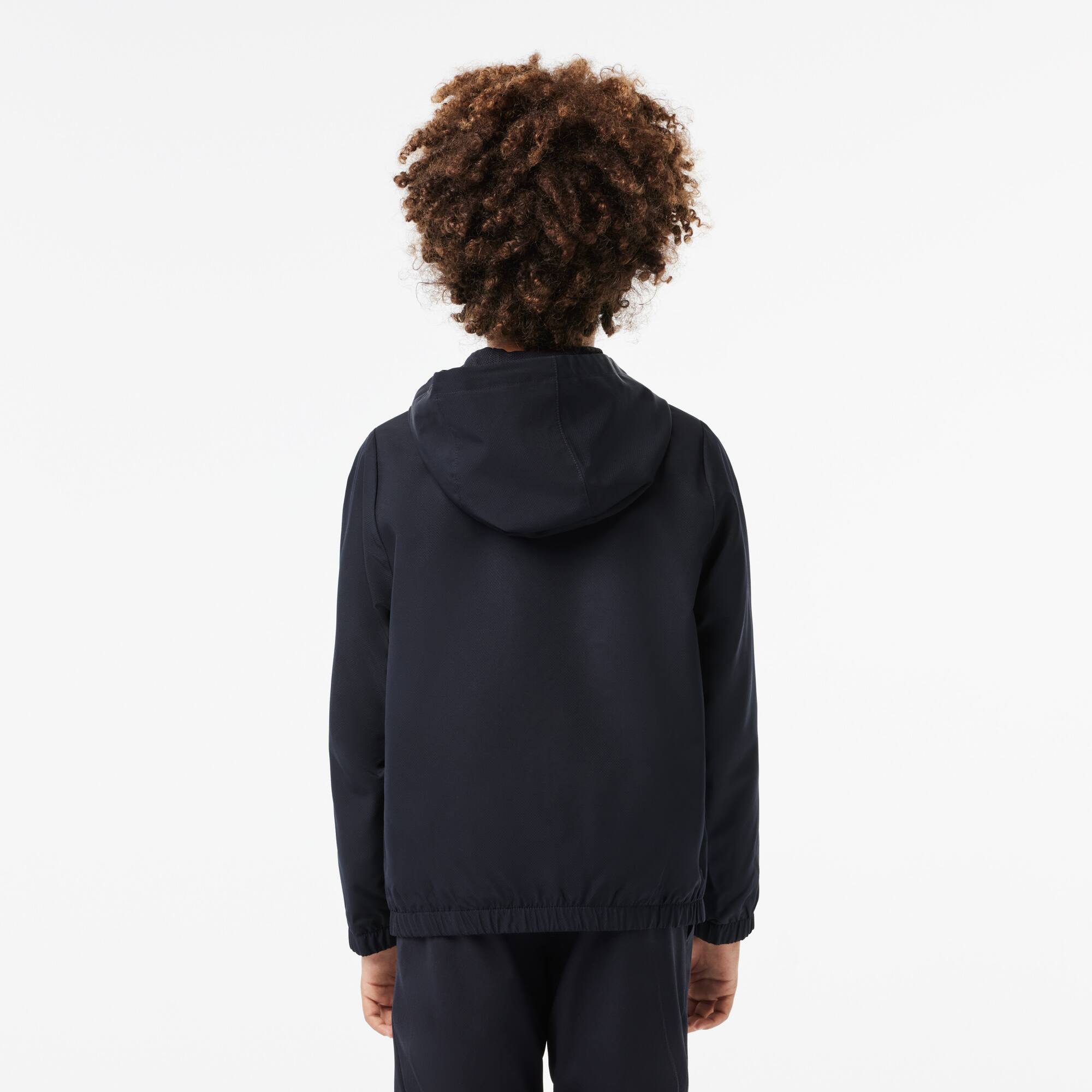 Sport-Jacke mit Kapuze und Logo-Detail Jacken & Mäntel - Blau - Lacoste - Jungen