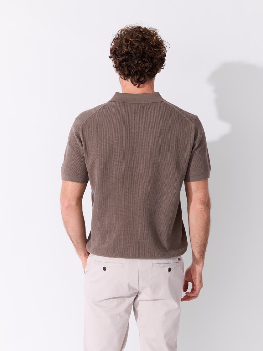 Rino strikket polo Morel