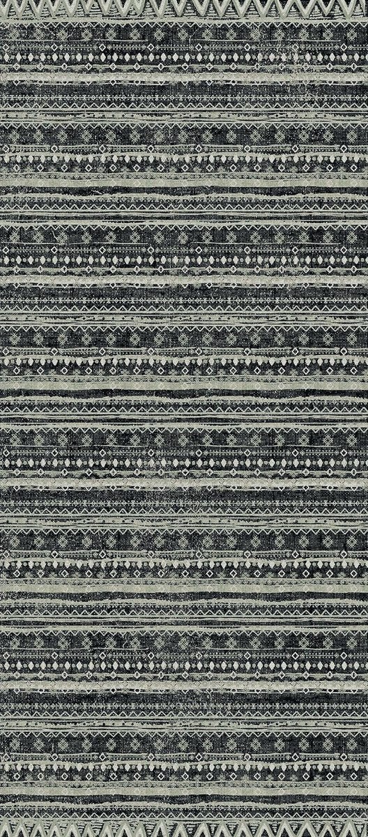 MD Entree vloerkleed beige / bruin / zwart 150 x 67 cm
