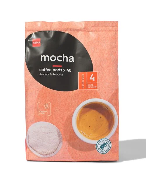 40 dosettes de café moka