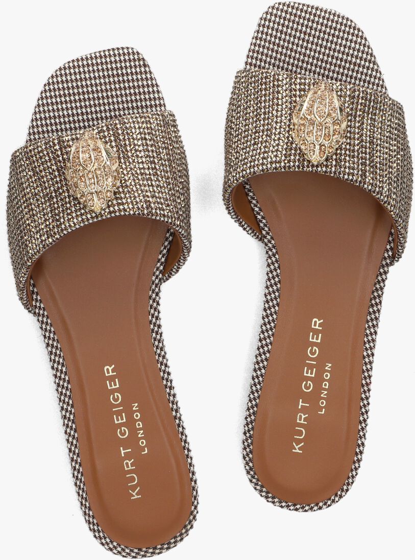 KURT GEIGER LONDON beige kurt geiger london slippers kensington flat