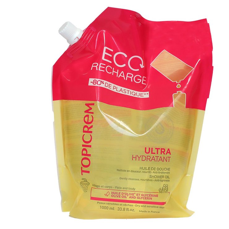 Ultra-hydratant éco-recharge huile de douche 1000ml