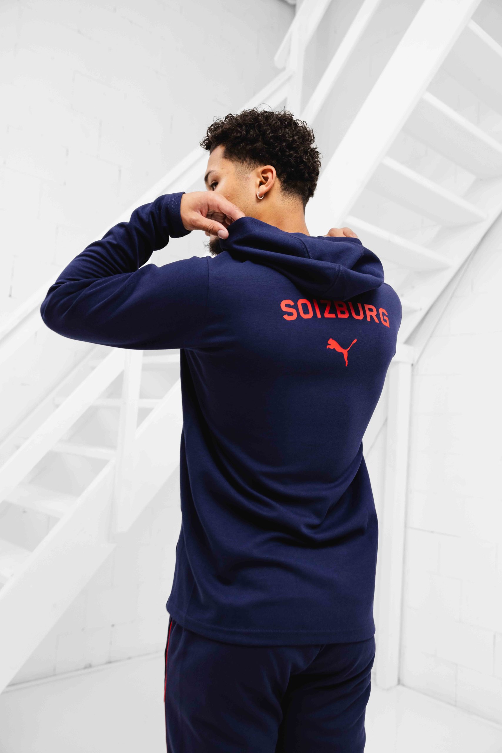 Red Bull Salzburg Casuals Hooded Trainingspak Senior 2024/2025