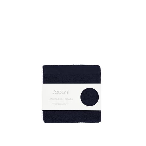 Södahl Comfort Organic Håndklæde, Navy Blue, 40x60 cm