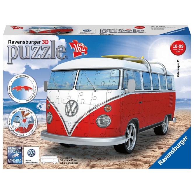 3D Puzzle - Volkswagen T1 Bus - 162 Teile