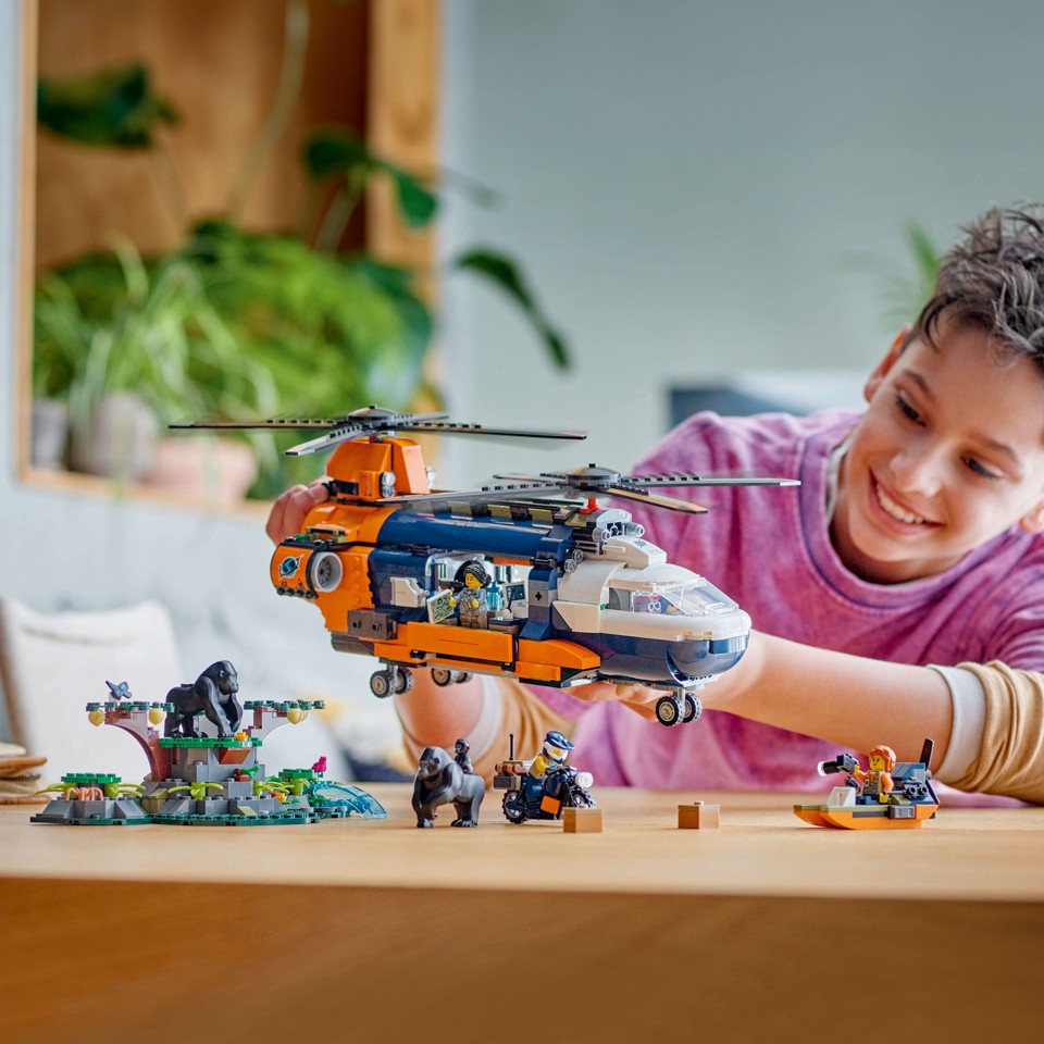 LEGO City - Jungleeventyr – helikopter og ekspeditionsbase (60437)