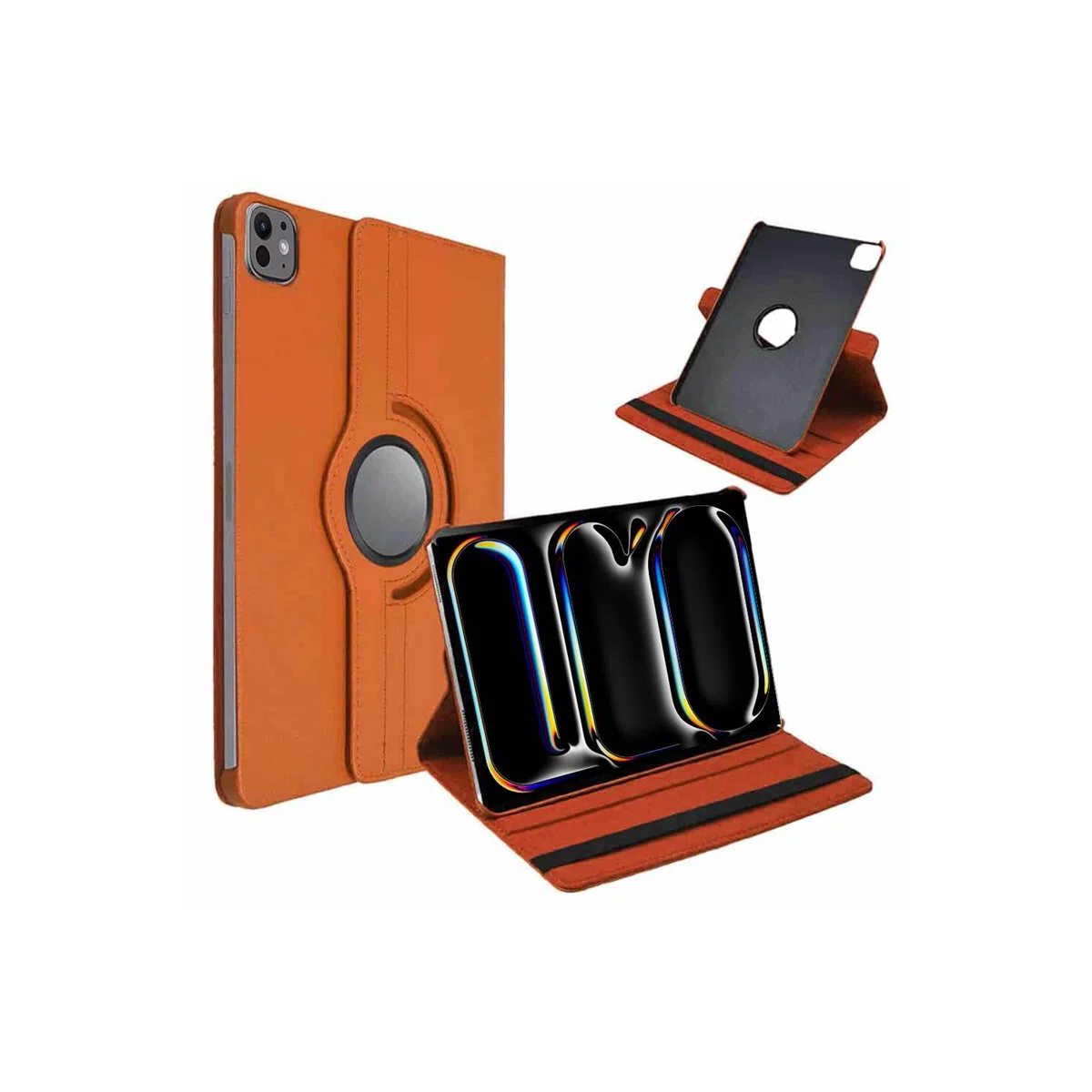 360° roterbar deksel iPad Pro 11 (2024) - Oransje