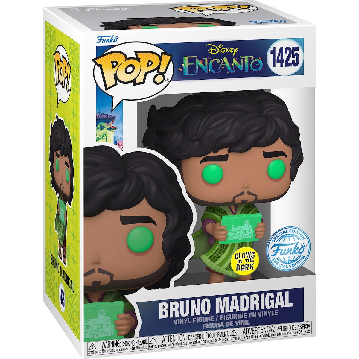 Funko Pop! Vinyl Exclusive Encanto Bruno with prophecy figur