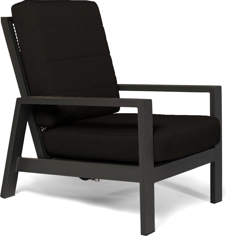 Tierra Outdoor verstelbare loungestoel Queens antraciet