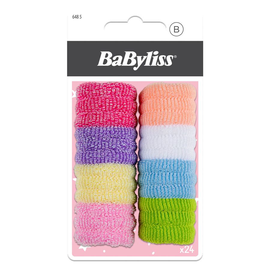 BaByliss Accessories Soft Kids Hair Ties 24pcs
