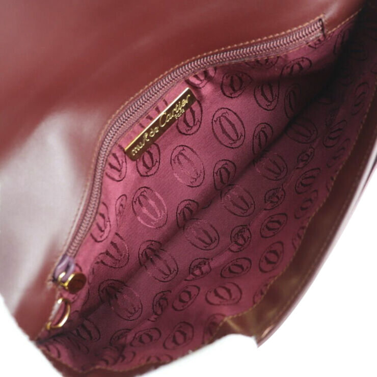 Cartier Vintage Cartier Clutch Burgundy