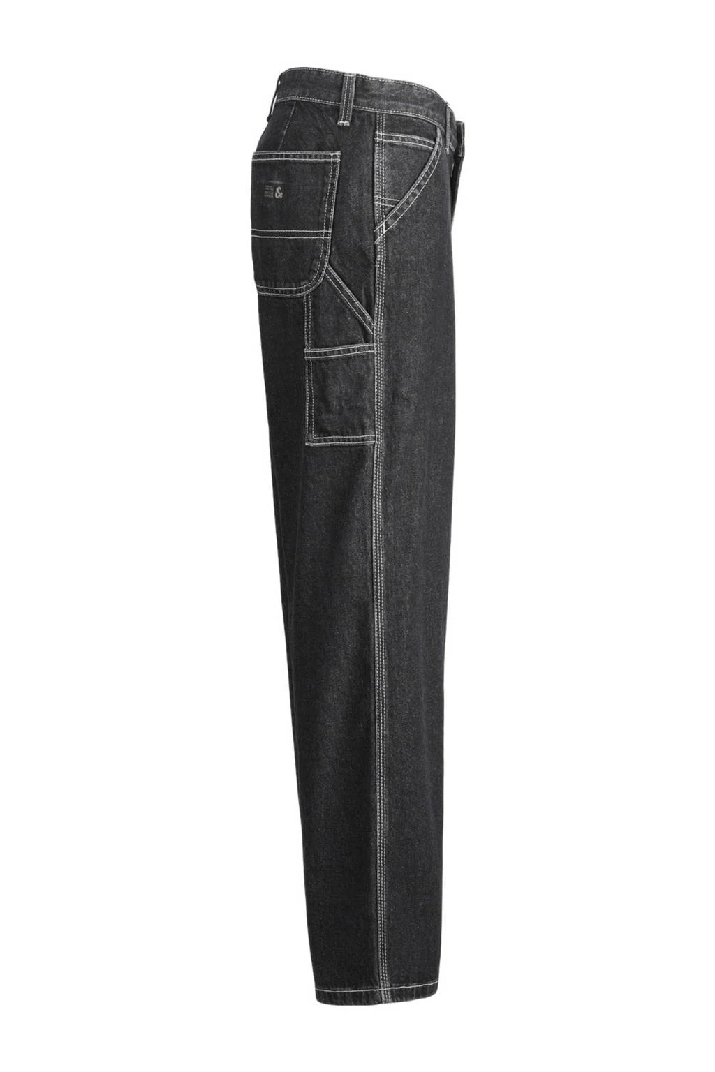 JACK & JONES loose fit jeans JJIALEX JJCARPENTER black denim