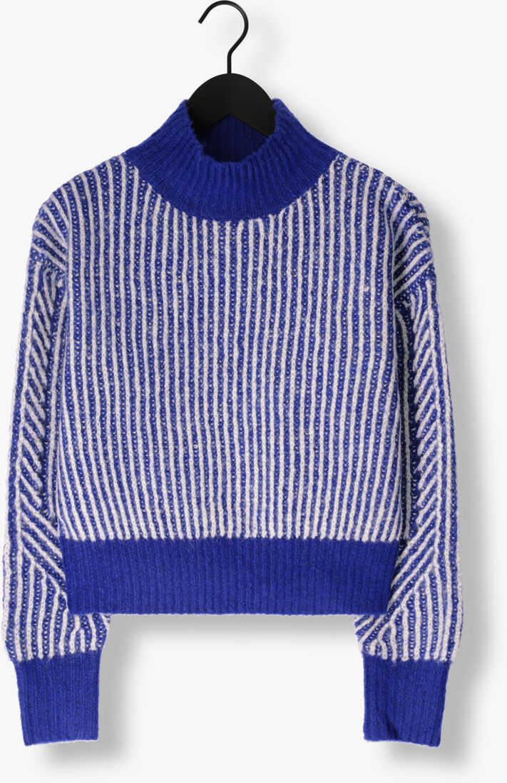 ANOTHER LABEL blauwe another label trui elis knitted pull