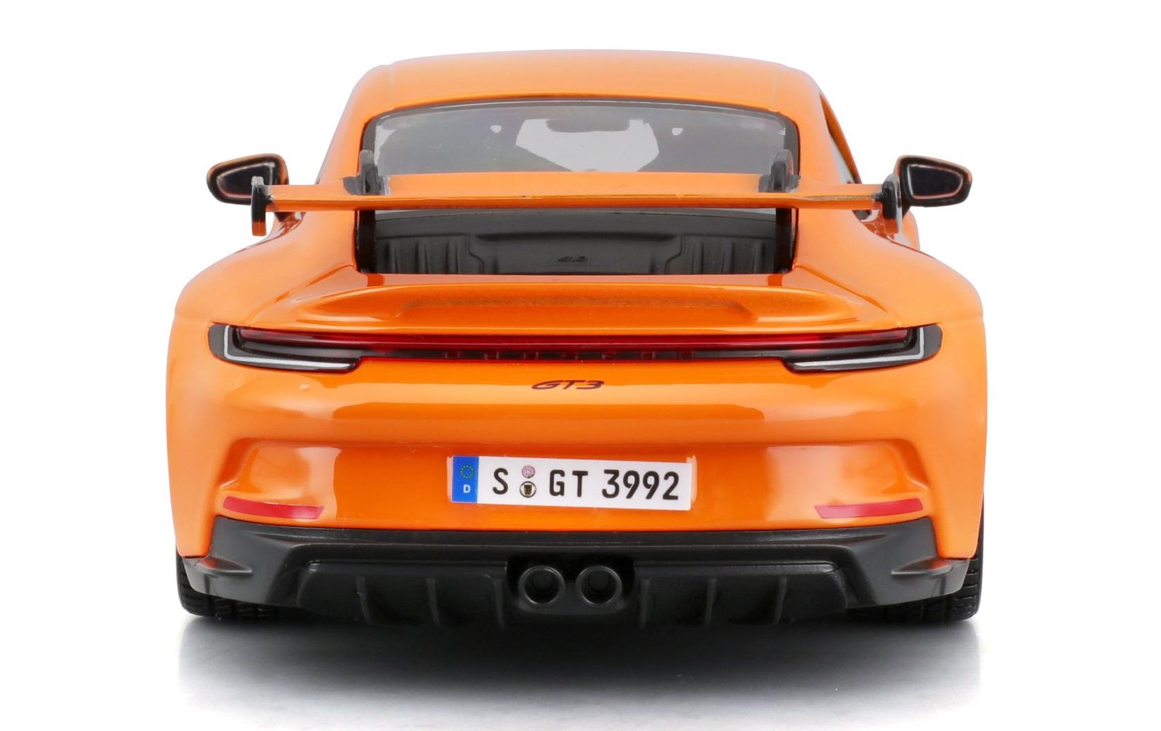 Porsche 911 GT3 Orange 1:24Sammlermodell im Massstab 1:24