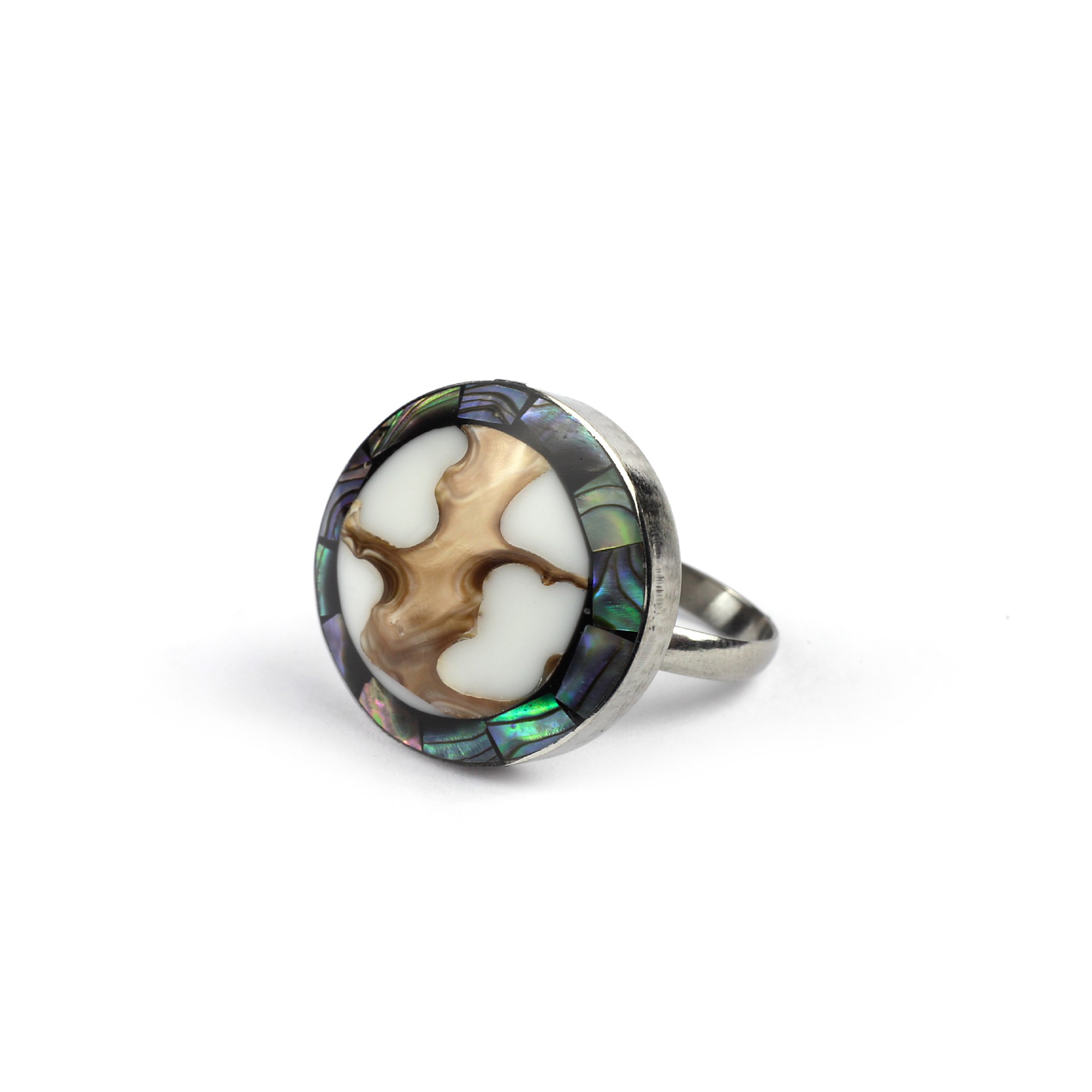 Ring 'Muschel', multicolor, Ø 2,5 cm günstig bestellen