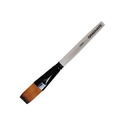 Daler-Rowney Graduate - Pinceau lavis plat - poil synthétique - N°3/4