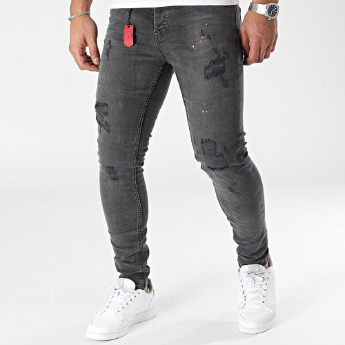 Jean Skinny Gris Anthracite