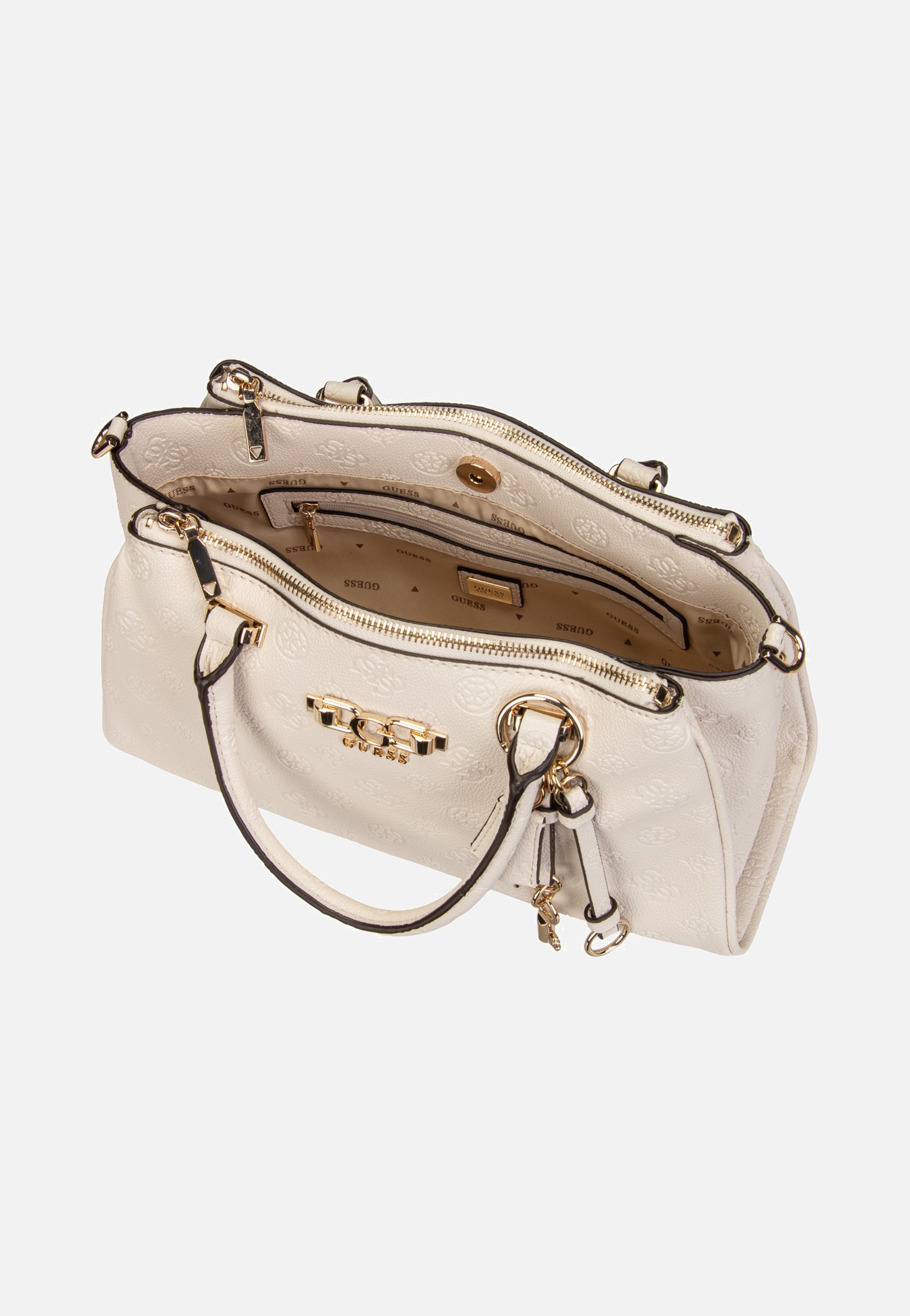 Anise Triple Comp Satchel Stone Logo - Satchel