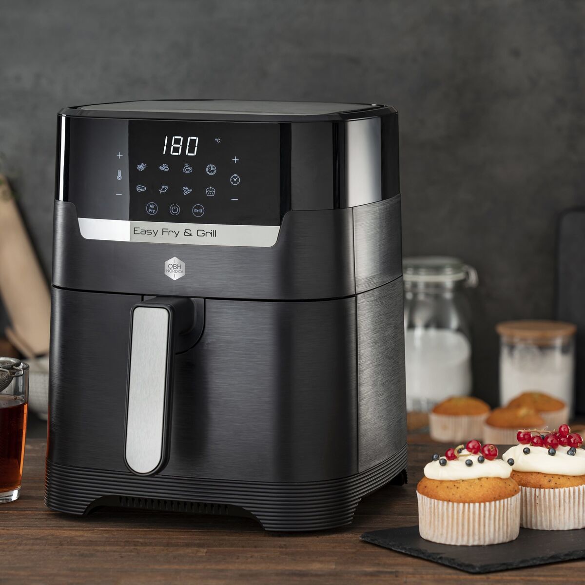 Easy Fry & Grill Precision 2in1, svart
