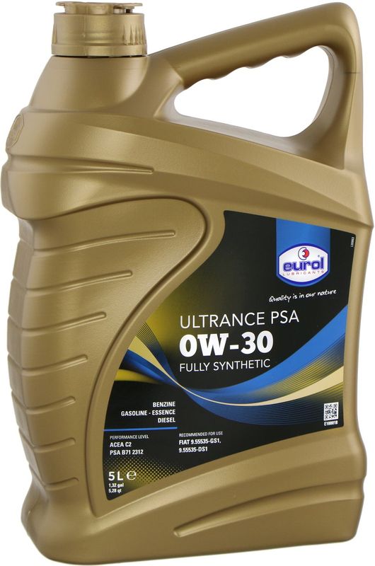 Eurol - Ultrance PSA - Motorolie - 0W-30 - Volledig Synthetisch