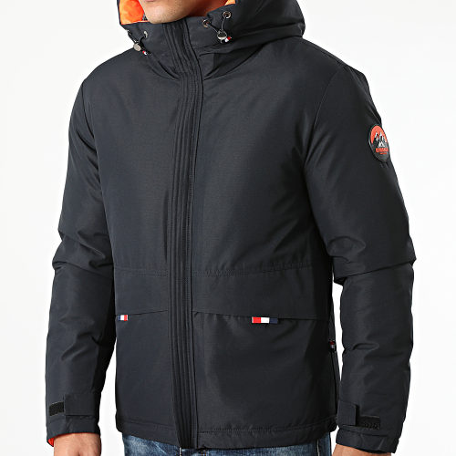 Parka A Capuche 5070KY Bleu Marine