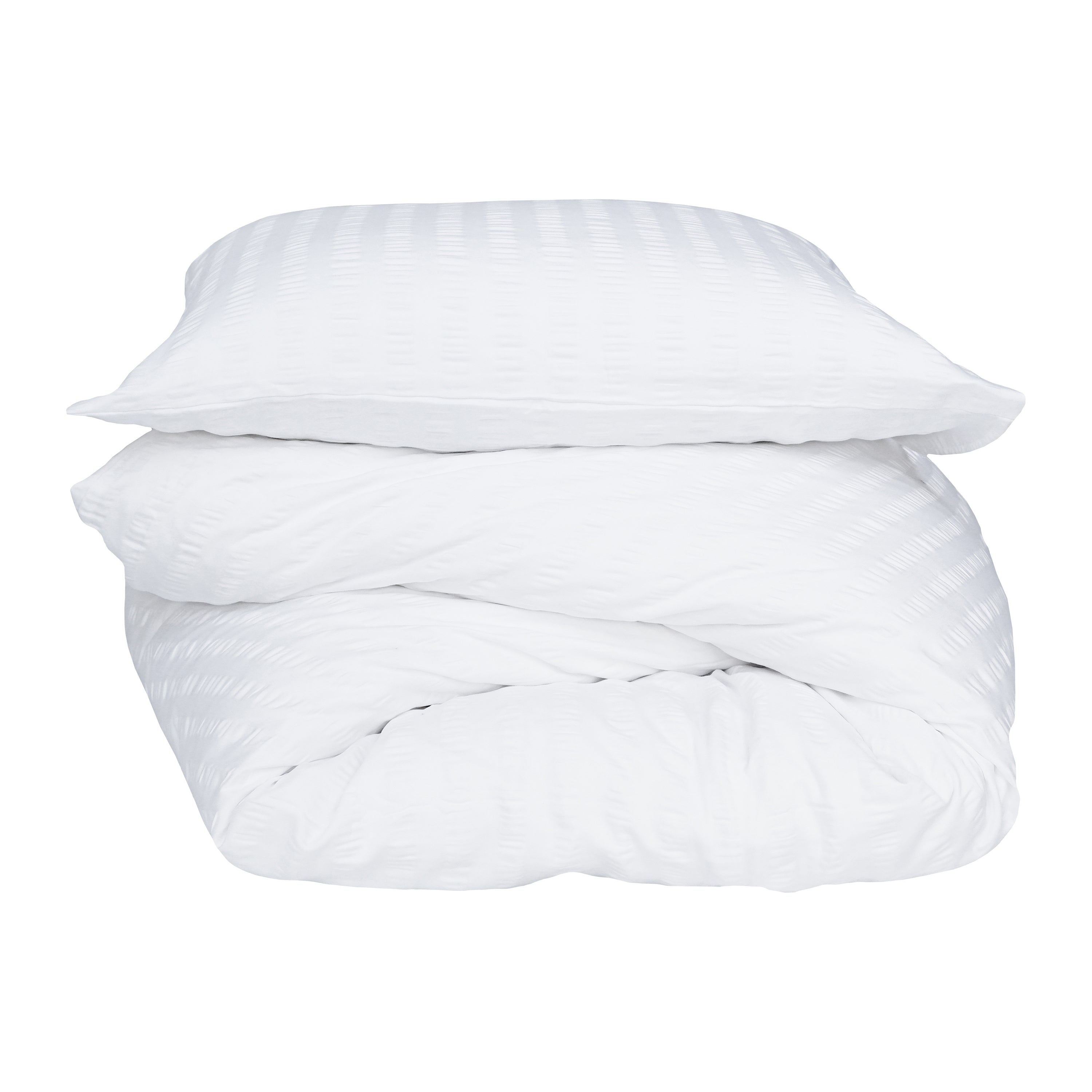 Crisp Sheets Smooth Waffle Dekbedovertrek 200 x 220 cm - White