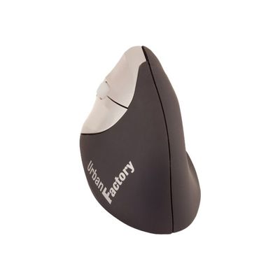 Urban Factory - souris sans fil ergonomique pour gaucher - gris