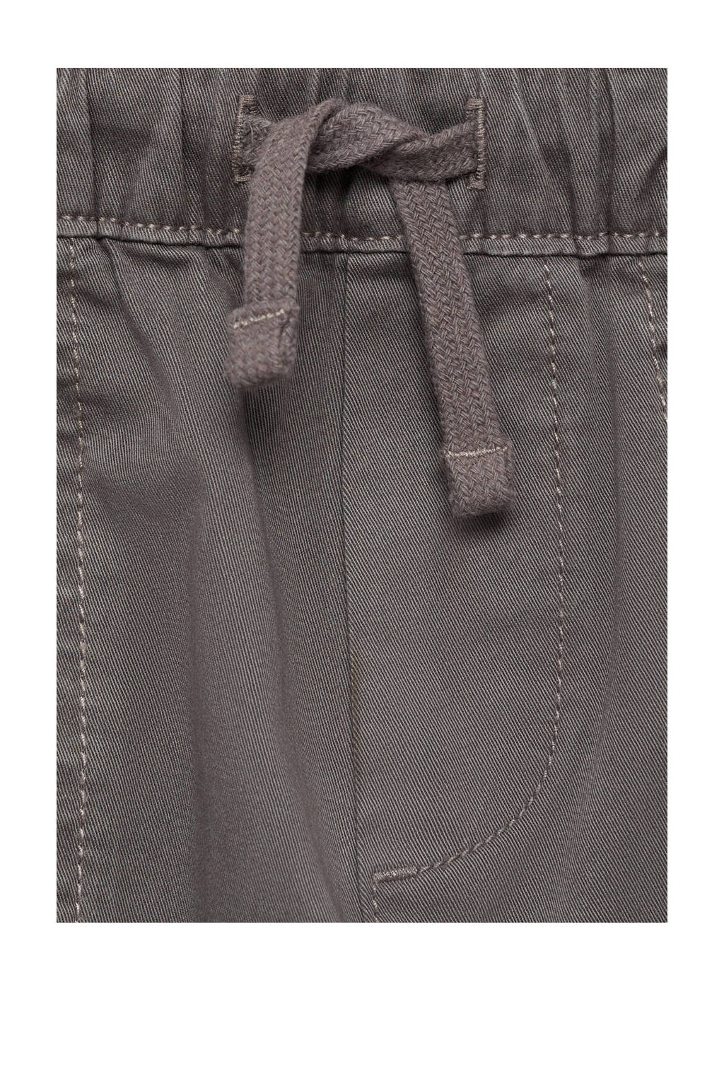 Mango Kids regular fit broek antraciet