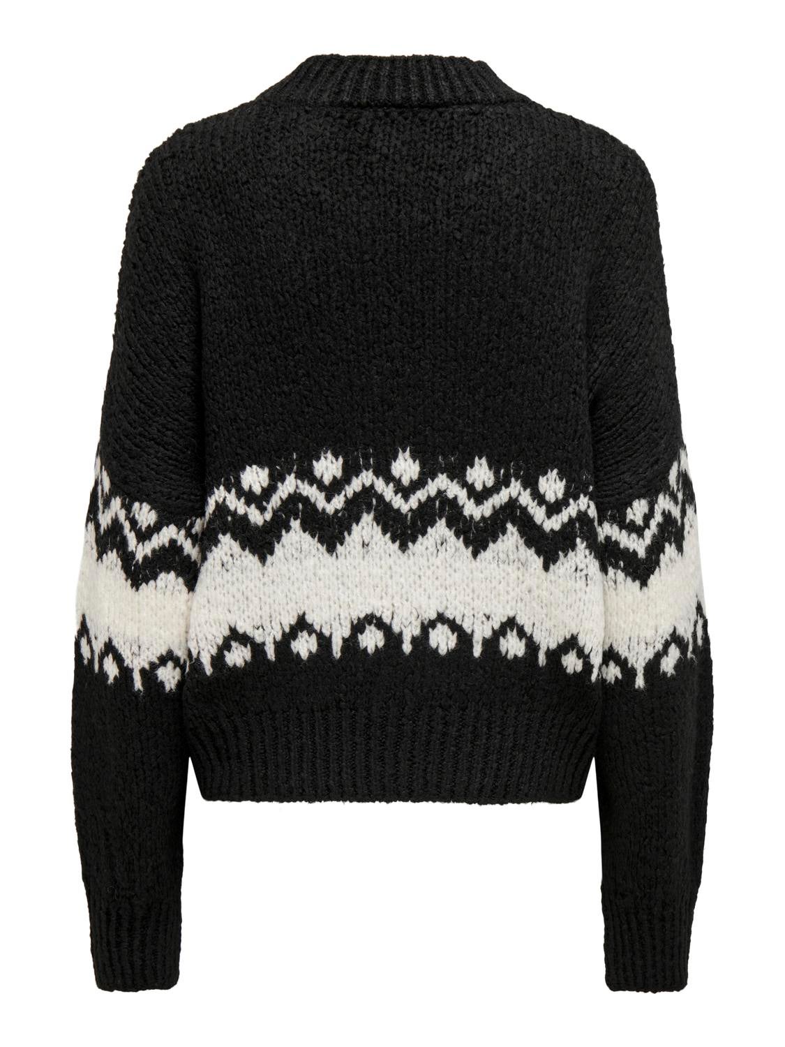 JDYKILIAN Strickpullover Black