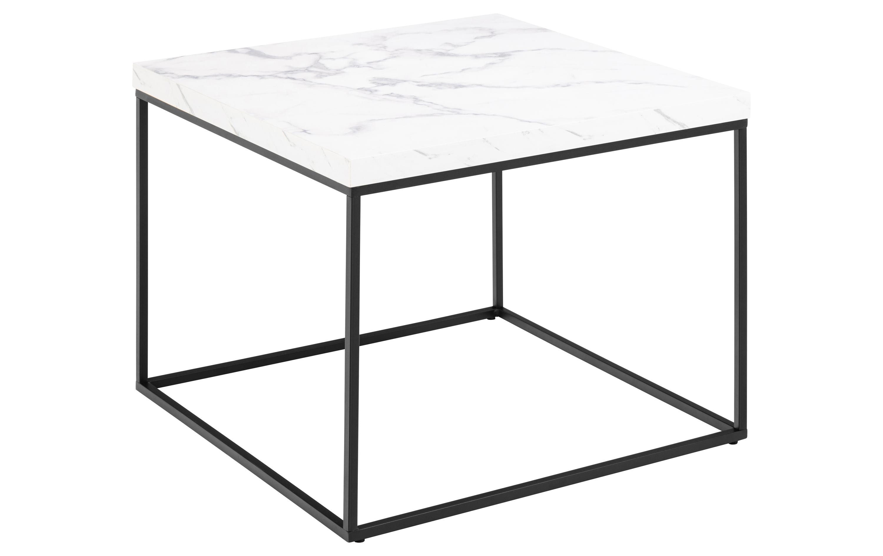 Couchtisch Barossa 60 x 60 x 45 cm, Schwarz/WeissSofatisch