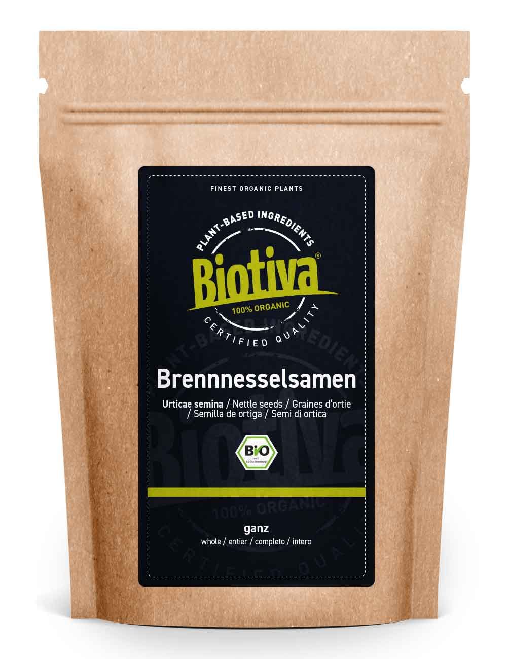 Biotiva Brennnesselsamen ganz Bio