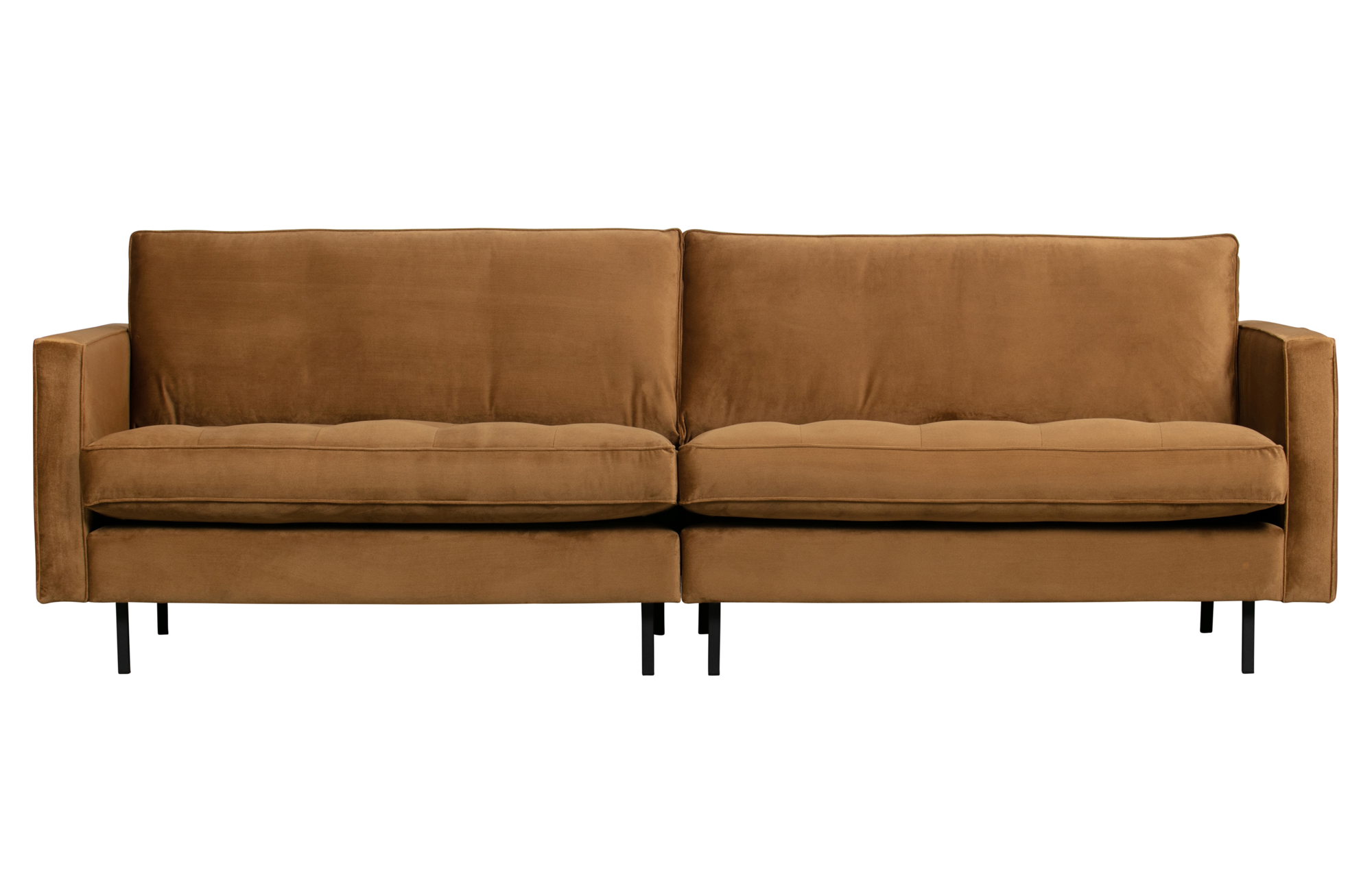 BePureHome 3-zitsbank Rodeo Classic velvet Rodeo Classic Bank 3-zits Velvet - Honing Geel