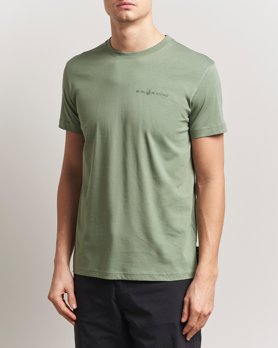Sail Racing Bowman Crew Neck T-Shirt Hedge Green