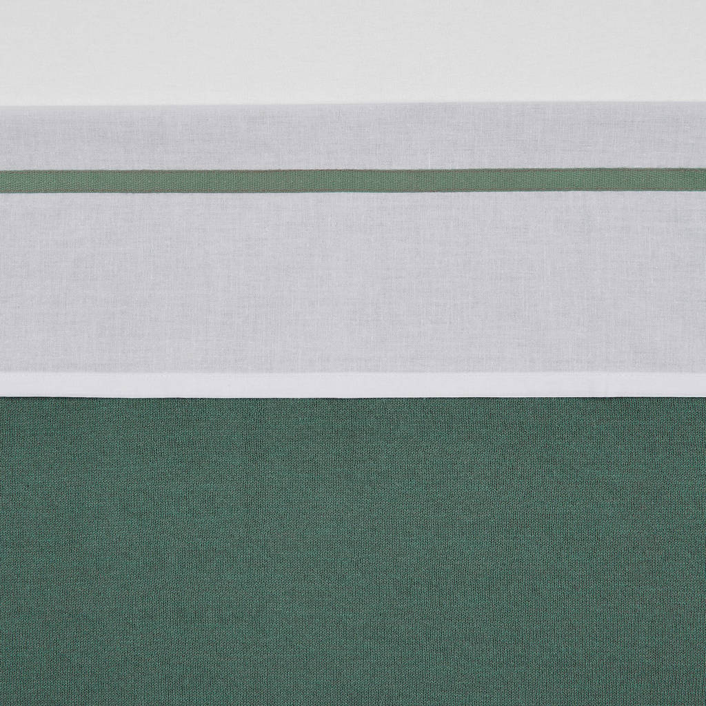 ledikantlaken met bies 100x150 cm groen
