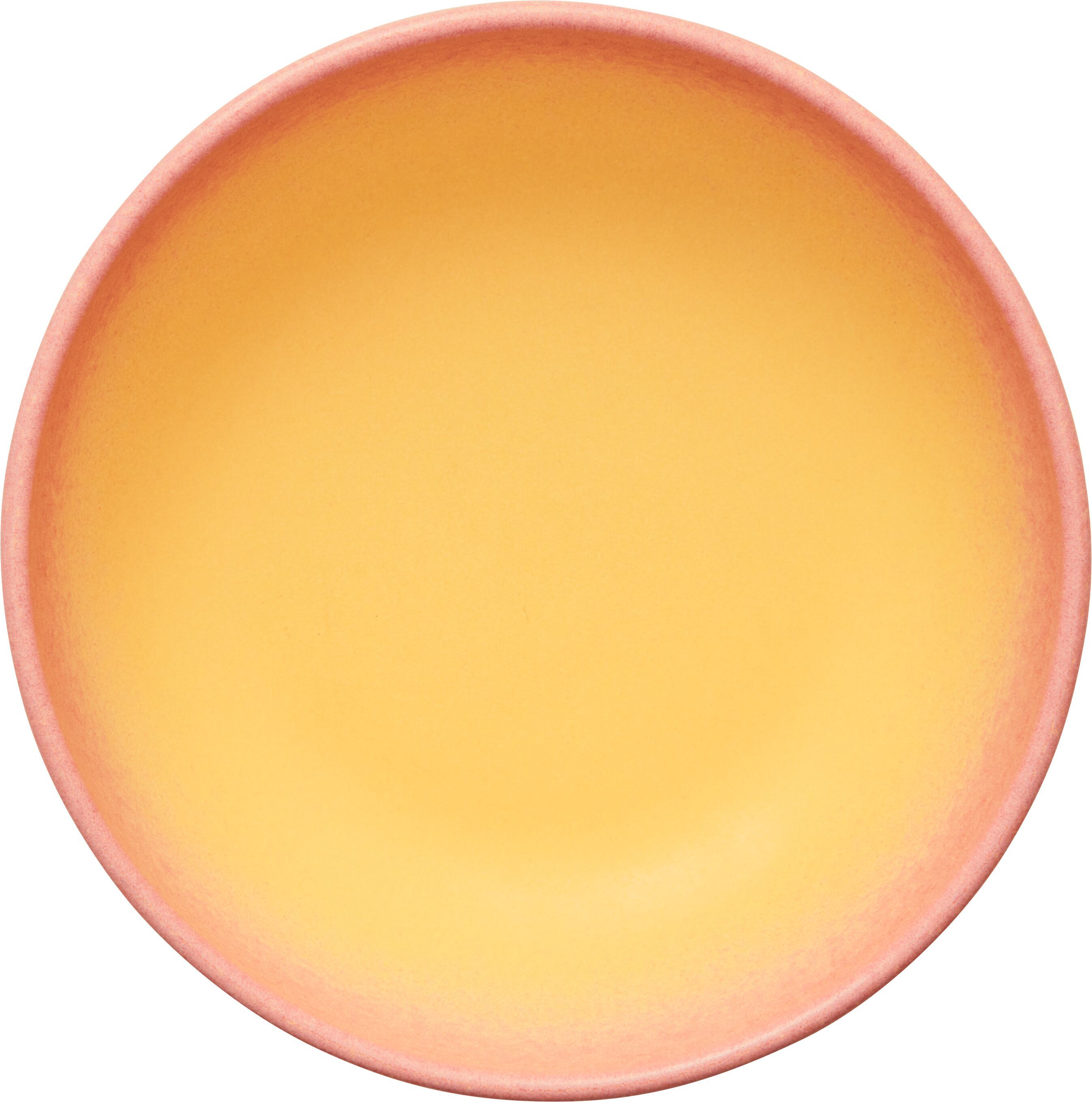 SOLE SCHUESSEL PINK/GELB D17XH6.5CM - Koralle / H: 6.5 cm