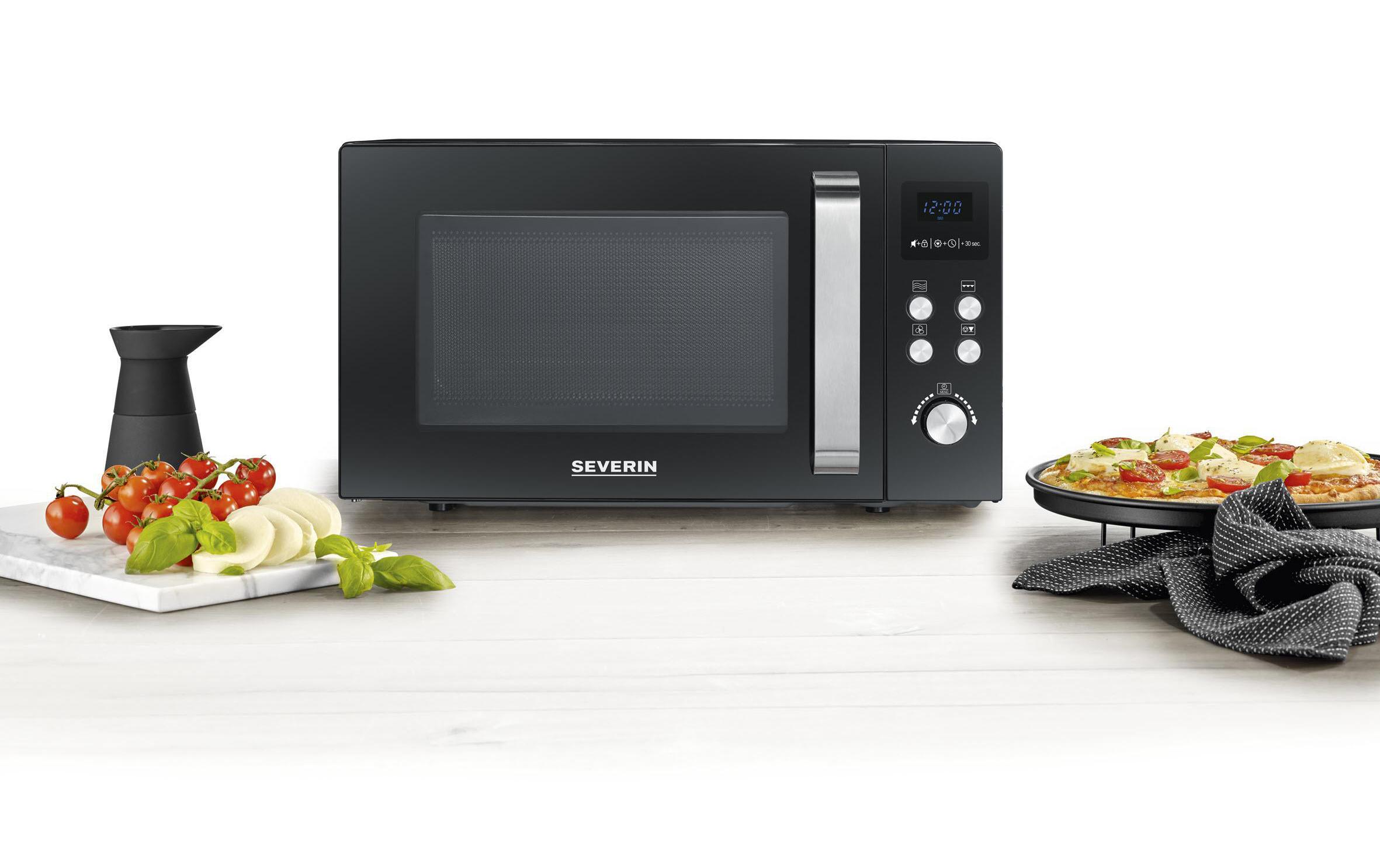 Mikrowelle mit Grill MW 7752 Schwarz<br>900 W Mikrowelle