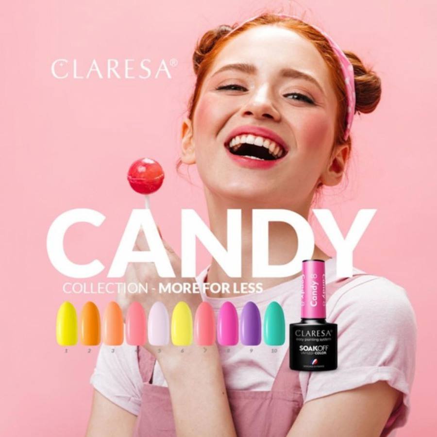 Claresa Nail Polish Hybrid Soak Off Candy 02 5ml