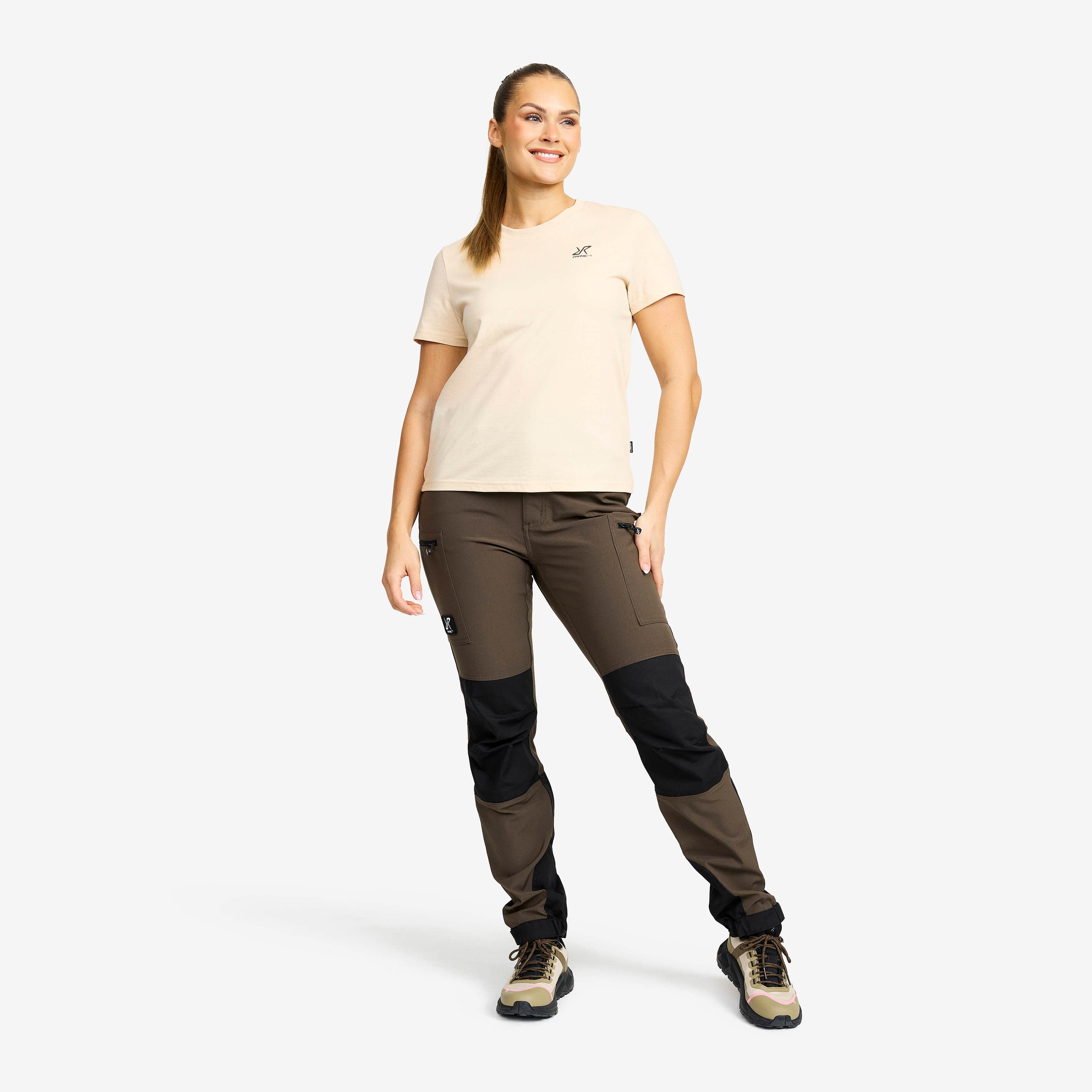 Easy T-shirt  Dame Oatmeal