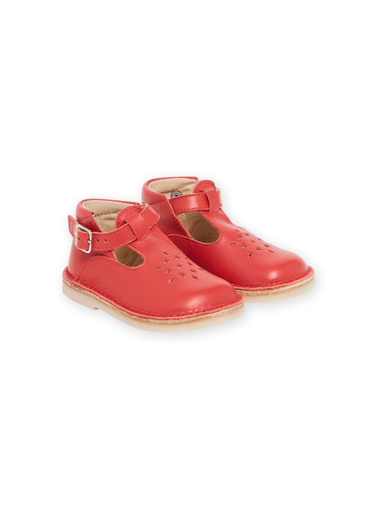 Salomés rouges bébé fille