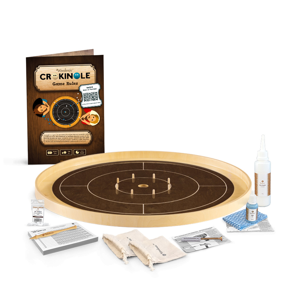 Woodestic Crokinole Mini Set (Noyer)