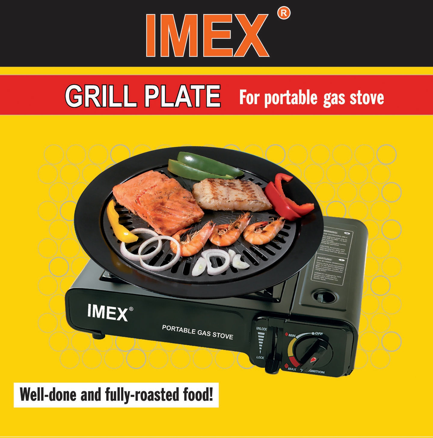 Imex Grillplatte für Tischkocher