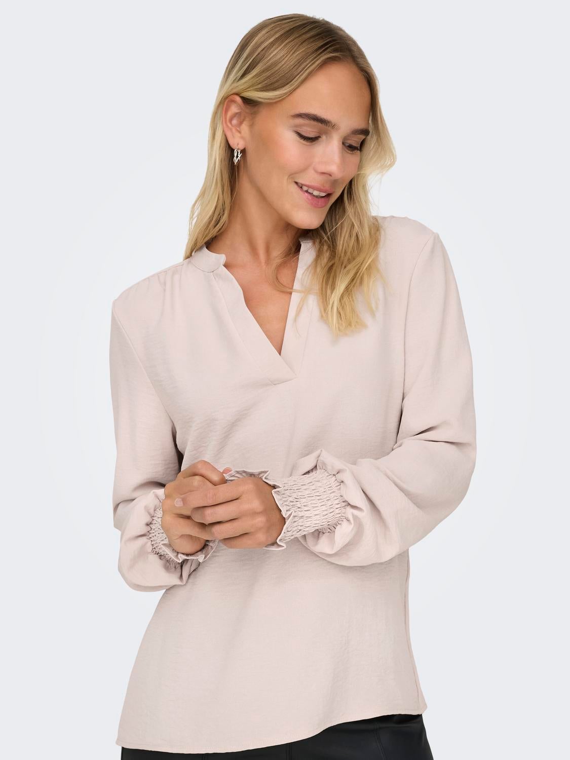 ONLMETTE Top Gray Morn